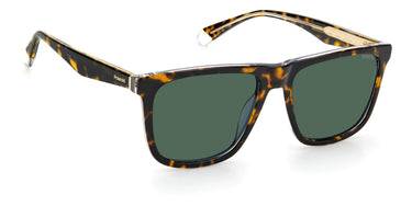 Men Polaroid Sunglasses: PLD 2102/S/X - Havana Crystal(2) - SpecSMART Eye Clinic (Diagonal View)